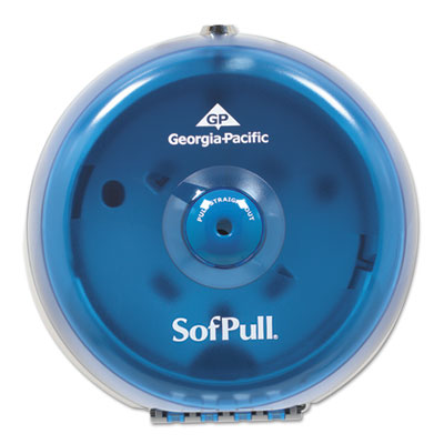 SofPull Mini Centerpull Single-Roll Bath Tissue Dispenser, 8.75