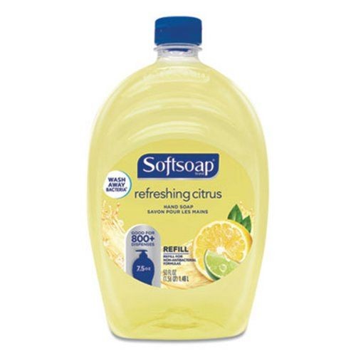 Softsoap Liquid Hand Soap Refill, Fresh Citrus, 50 oz. Bottle, 6/Carton