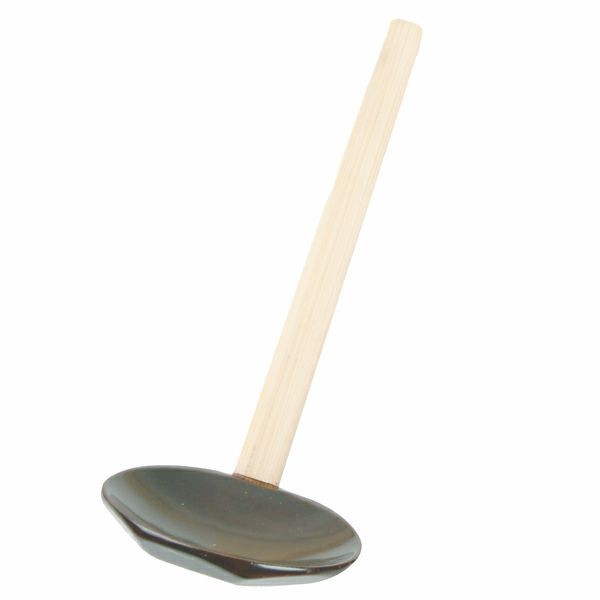 Thunder Group 30-28 Bamboo Soup Serving Spoon 8-1/2" L
