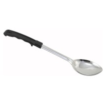 Winco BHOP-11 Solid Basting Spoon with Stop Hook/Bakelite Handle 11&quot;