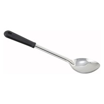 Winco BSOB-11 Solid Stainless Steel Basting Spoon with Bakelite Handle 11&quot;