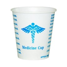 Paper Medical and Dental Graduated Cups, 3 oz, 5000/Carton