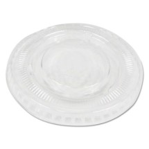 Souffle/Portion Cup Lids, Fits 1 oz Portion Cups, Clear, 2500/Carton