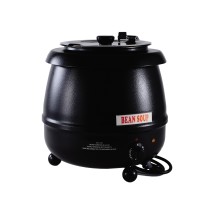 CAC China ELSW-100K Black Stainless Steel Soup Warmer 10.5 Qt.