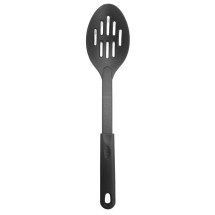 CAC China KUNL-SL02 Black Nylon Slotted Spoon