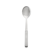 CAC China SBFH-SO01 Stainless Steel Solid Spoon with Hollow Handle 11-3/4&quot;