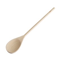 CAC China SPWD-16 Wooden Spoon 16&quot; - 1 dozen