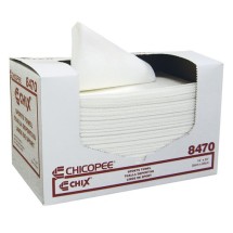 Chix Sports Towels, 14 x 24, White, 100 Towels/Pack, 6 Packs/Carton
