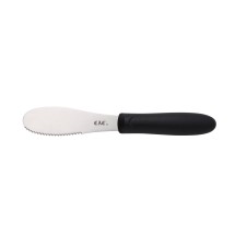 CAC China SPSP-4BK Black Serrated Spreader with Plastic Handle 3-7/8&quot;