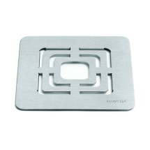 Rosseto SM139 Square Stainless Steel Brushed Finish Grill Top 10" x 10" x 0.5"