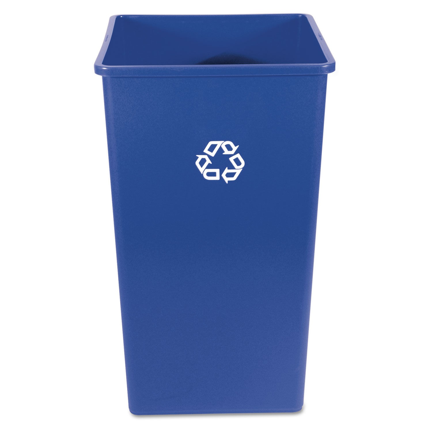 Square Recycling Can,  50 Gallon, Blue