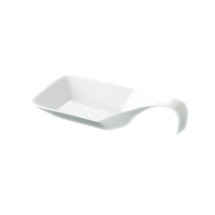 CAC China PTS-45 Party Collection 5-1/2 oz. Square Spoon, 7 1/2&quot; x 3 1/4&quot;