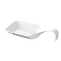 CAC China PTS-46 Party Collection 9 oz. Square Spoon, 9 3/4&quot; x 5&quot;