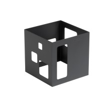Rosseto SM140 Square Black Matte Steel Buffet Warmer 7.25" x 7.25" x 7"