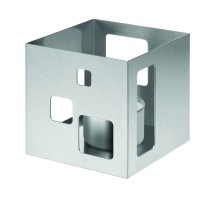 Rosseto SM136 Square Stainless Steel Brushed Finish Buffet Warmer 7.25" x 7.25" x 7"