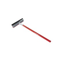 CAC China SQGE-12R Red Squeegee with Handle 12&quot;W