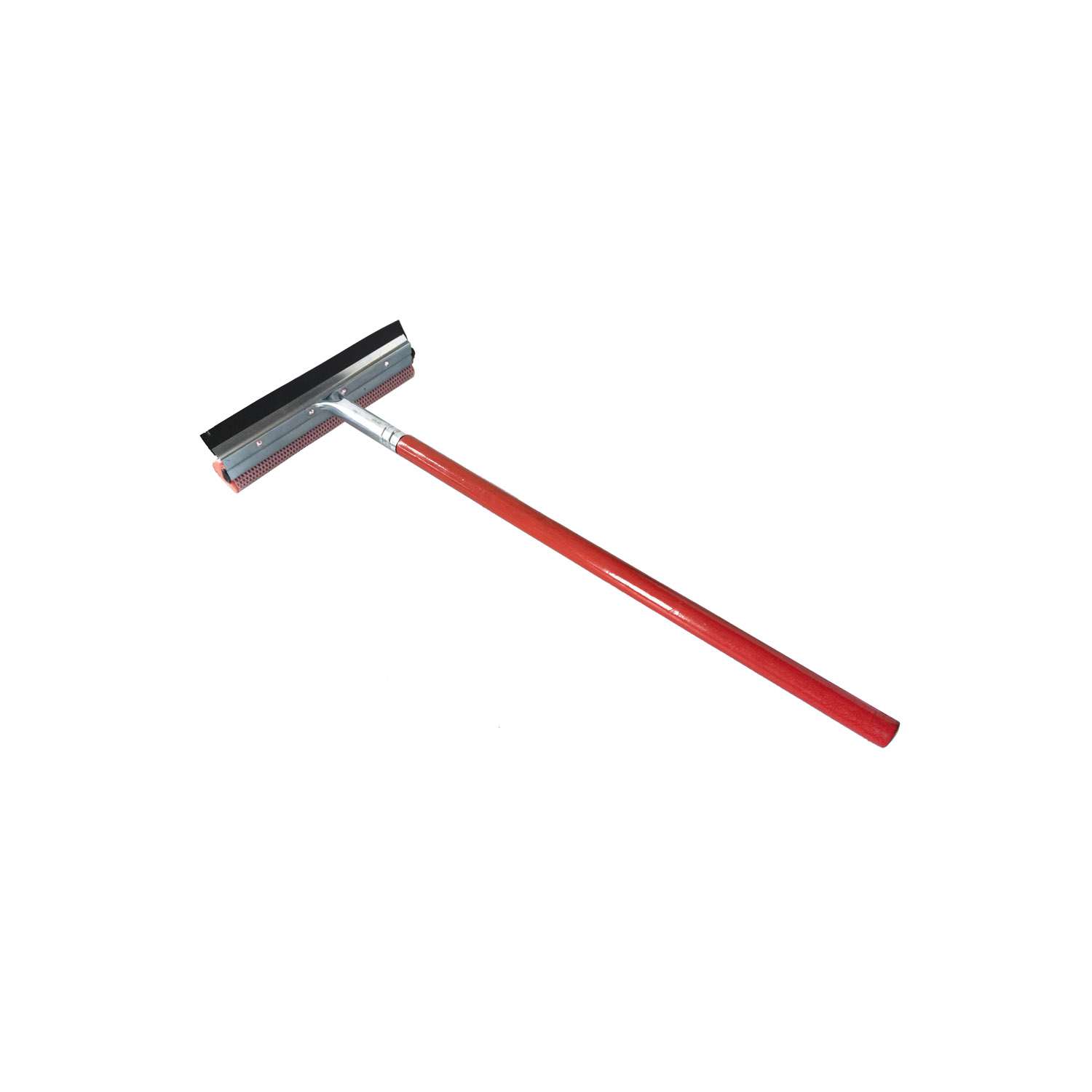 CAC China SQGE-12R Red Squeegee with Handle 12"W