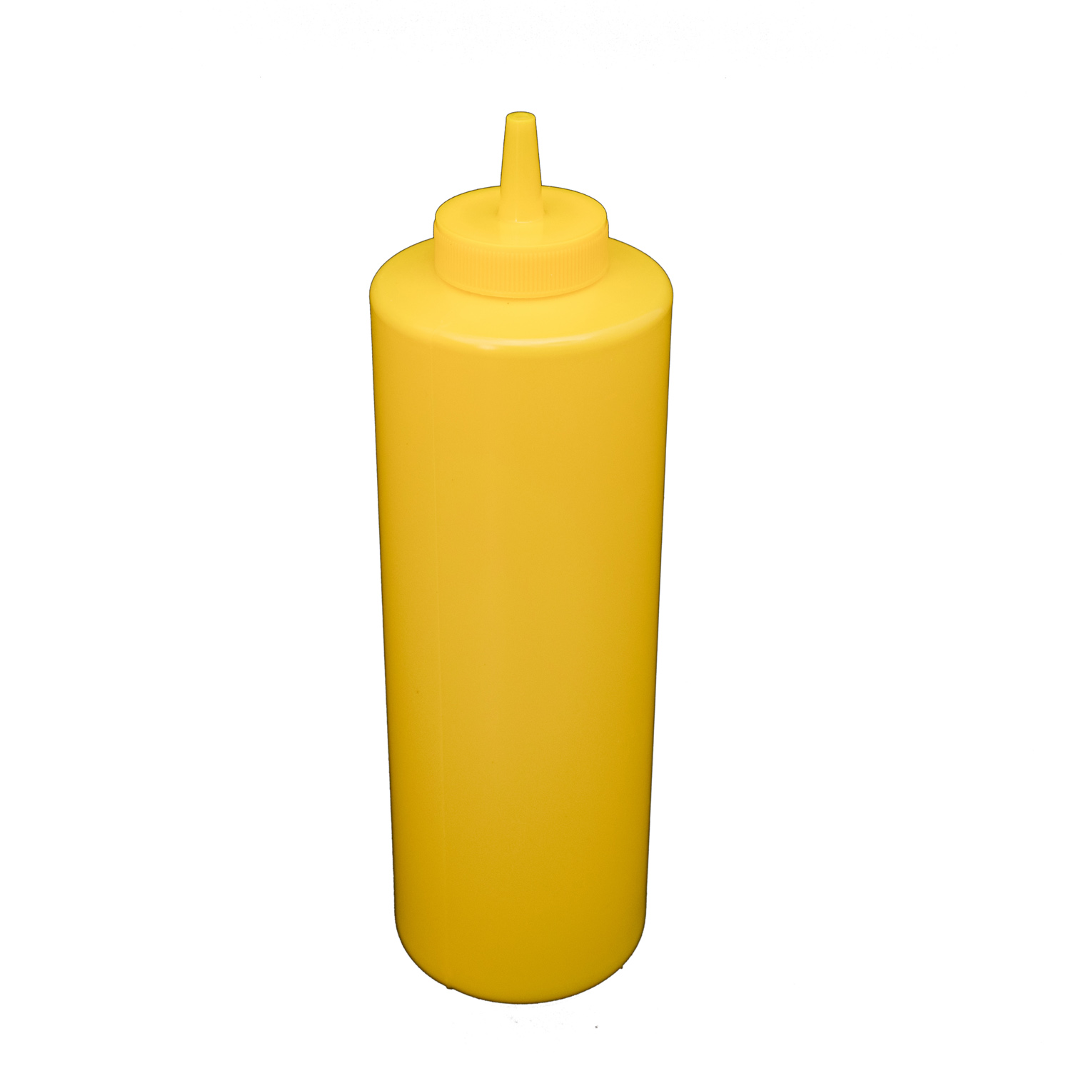 CAC China SQBT-24Y Yellow Plastic Squeeze Bottle 24 oz.