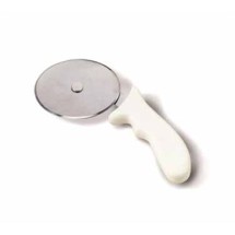 TableCraft 4106W Stainless Pizza Wheel with White ABS Handle 4&quot;