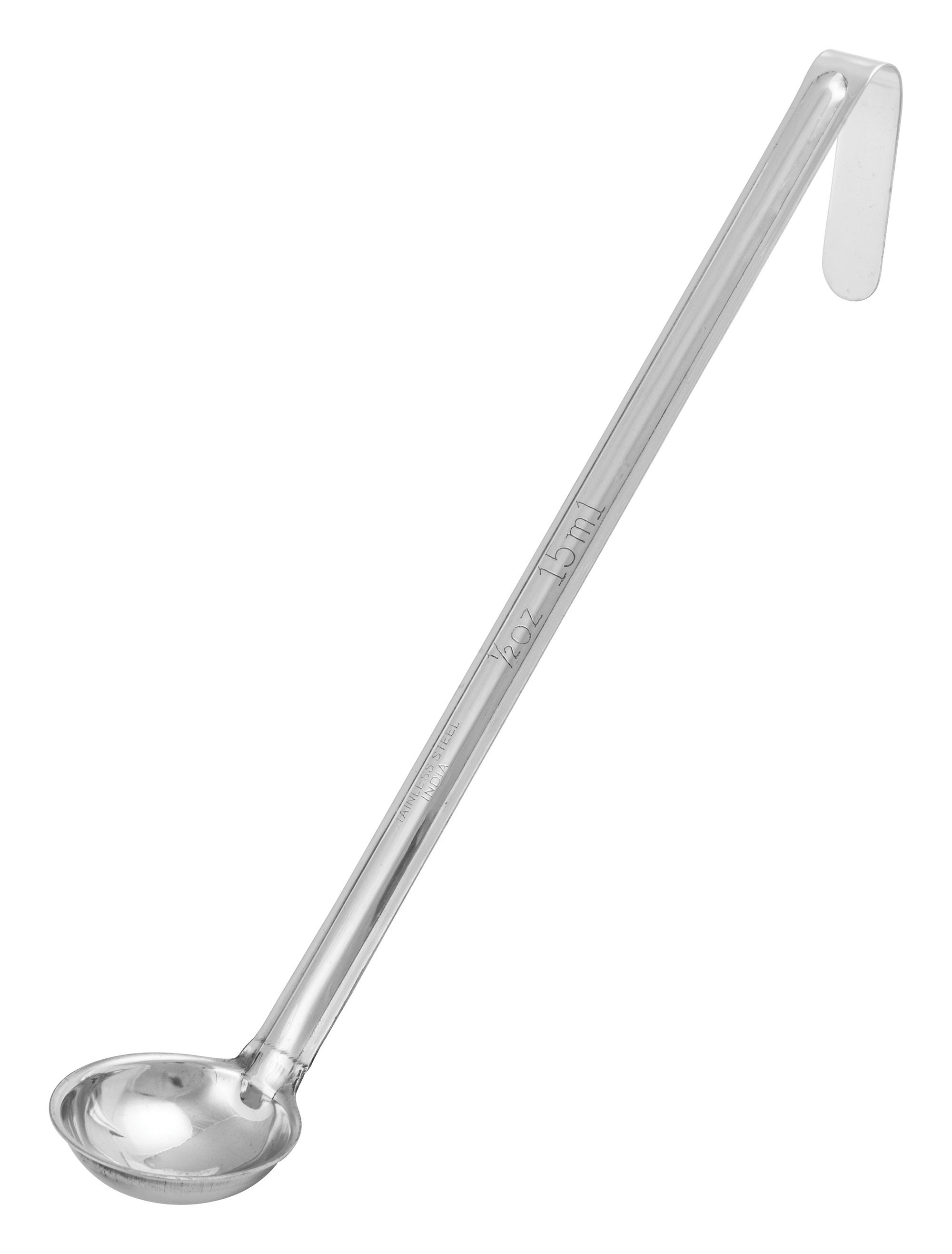 Winco LDI-0 One-Piece Stainless Steel 1/2 oz. Ladle