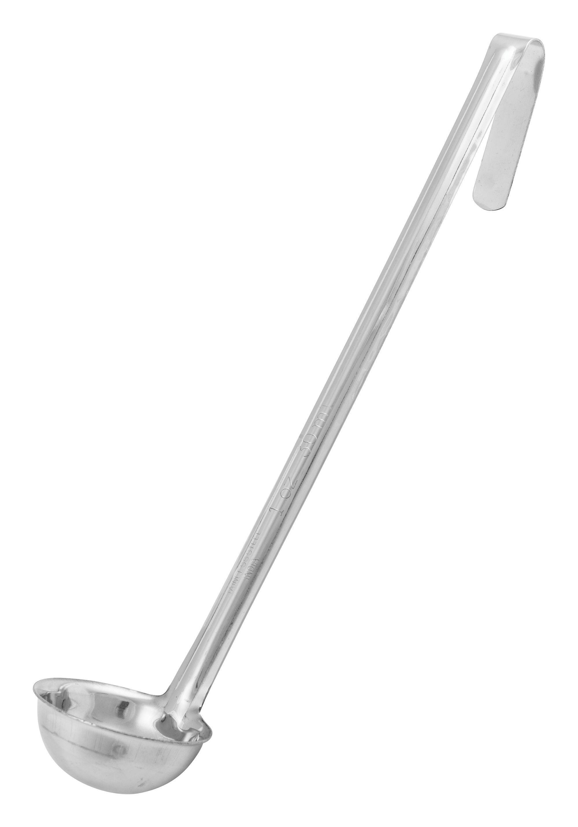 Winco LDI-1 One-Piece Stainless Steel 1 oz. Ladle