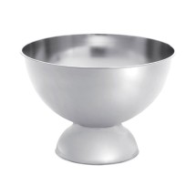 TableCraft 1512 Stainless Steel 12 Qt. Punch Bowl with Pedestal Base