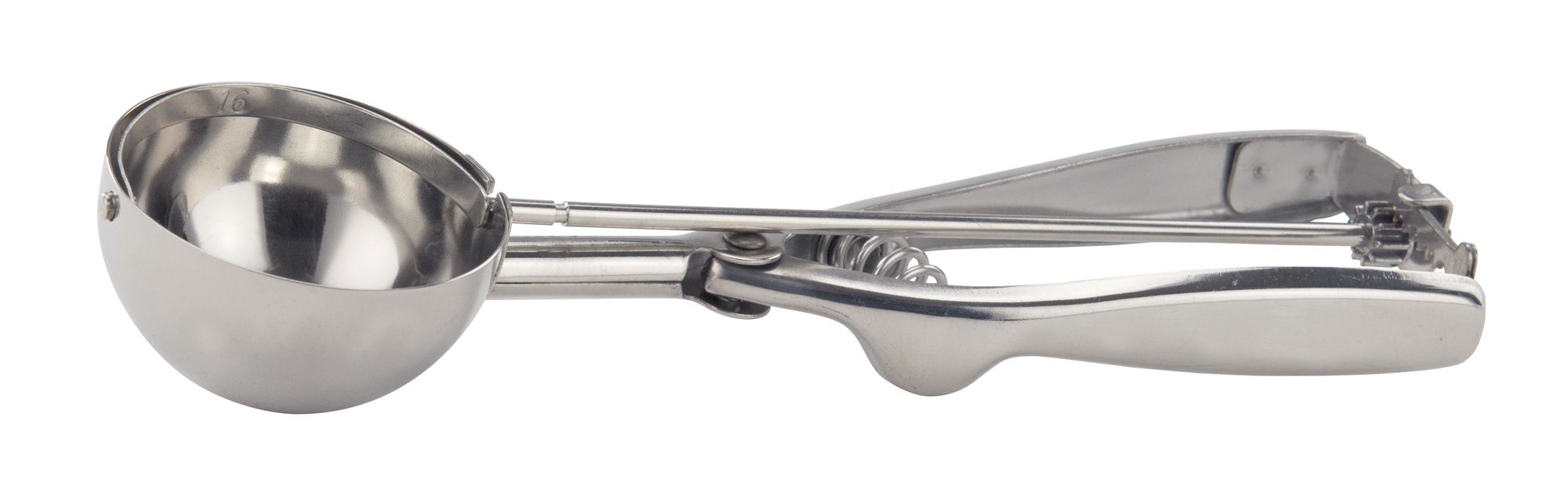 Winco ISS-16 Stainless Steel 2-3/4 oz. Disher/Portioner, Size 16