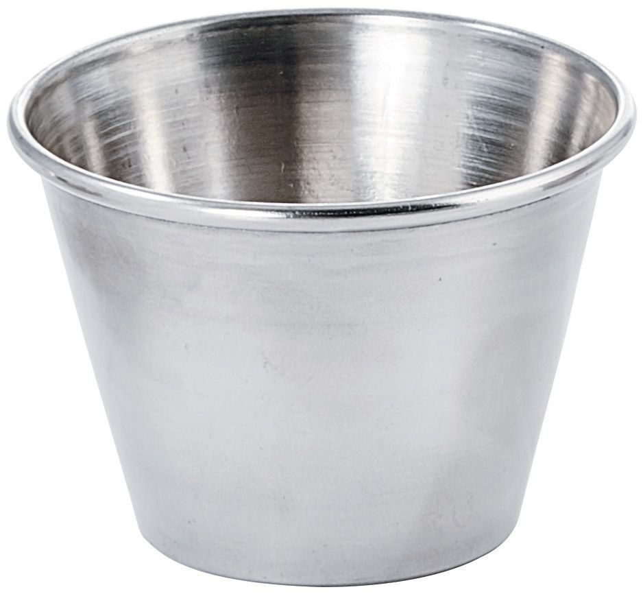 Winco SCP-25 Stainless Steel 2.5 oz. Sauce Cup