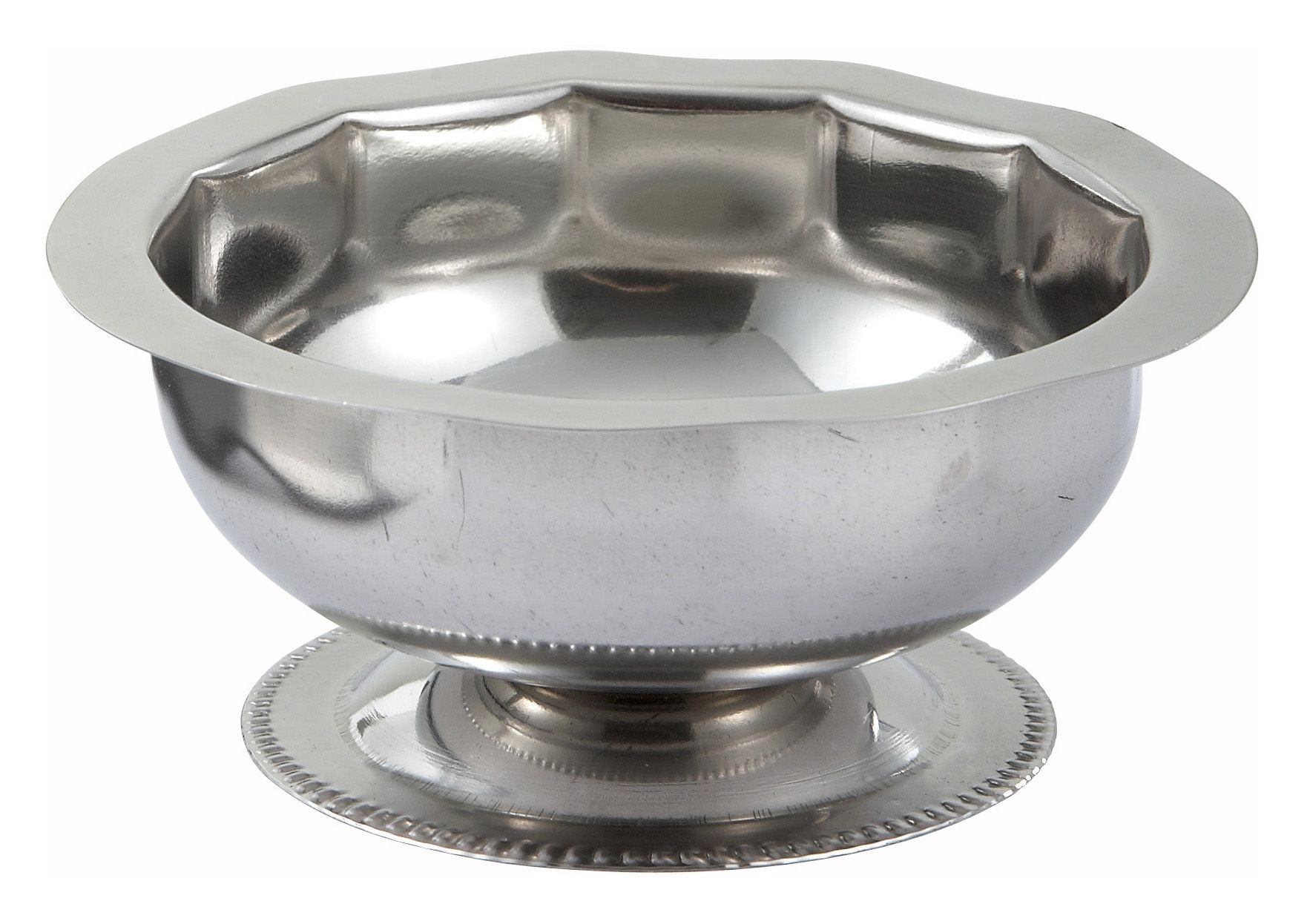 Winco SD-5 Stainless Steel 5 oz. Sherbet Dish