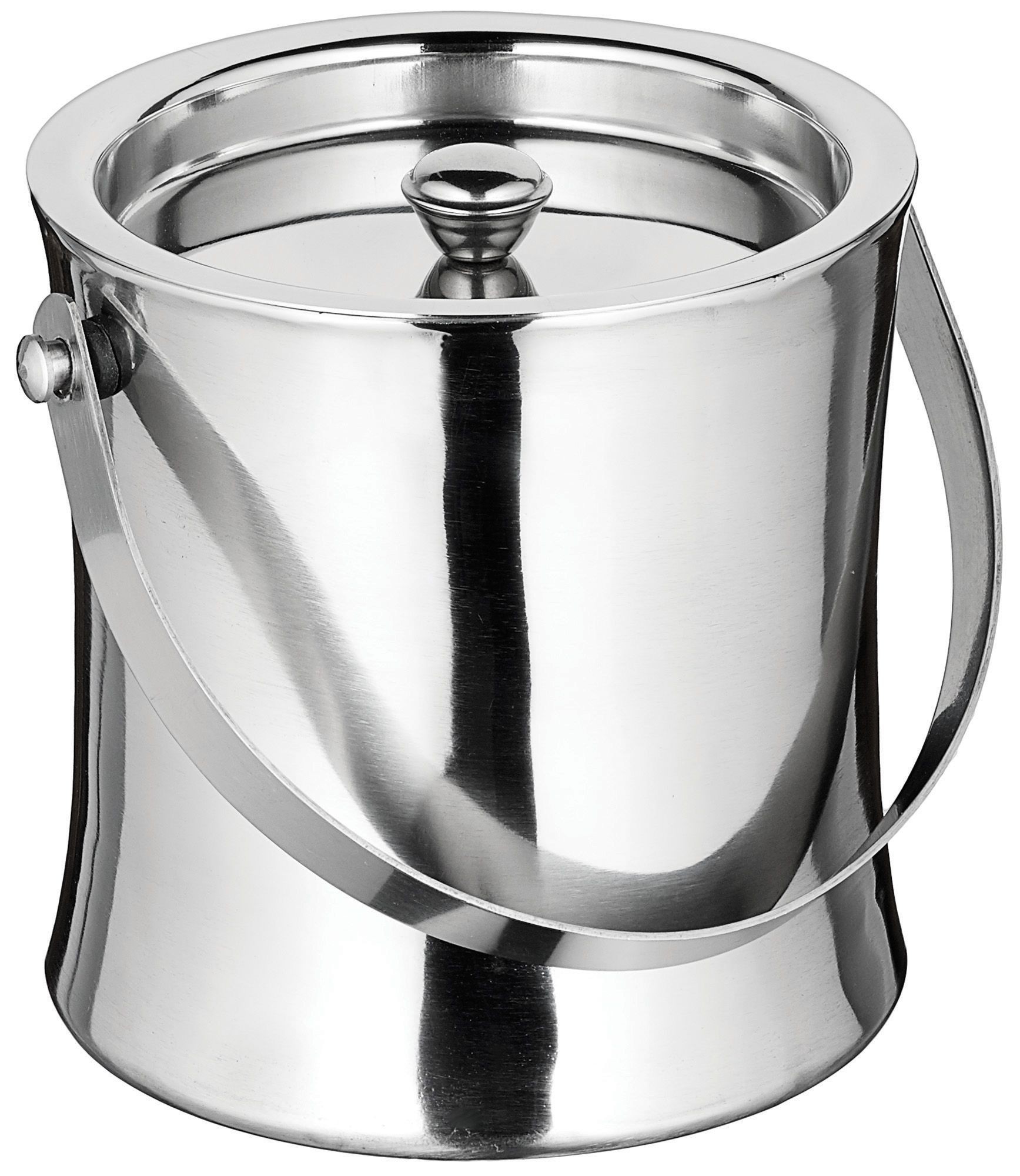 Winco ICB-60 Stainless Steel 60 oz. Double-Wall Ice Bucket