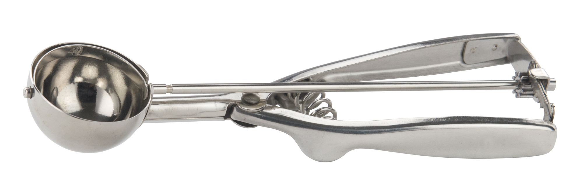 Winco ISS-40 Stainless Steel 7/8 oz. Disher/Portioner, Size 40