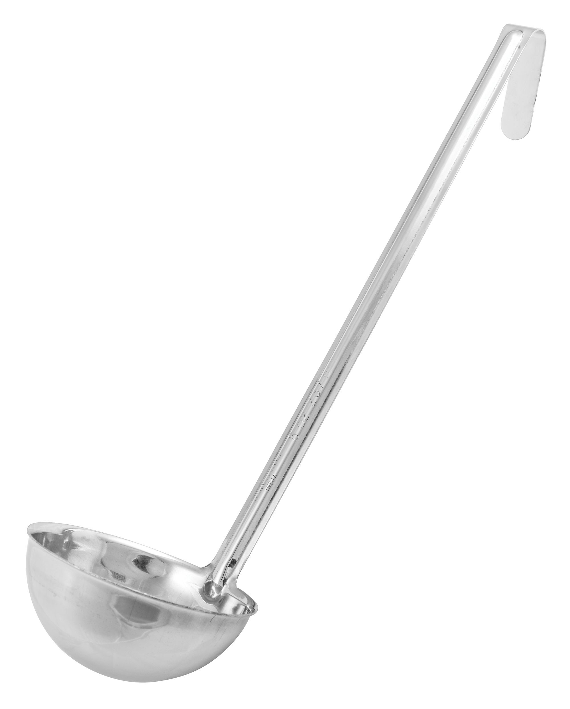 Winco LDI-8 One-Piece Stainless Steel 8 oz. Ladle