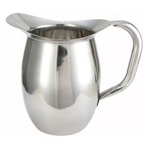 Winco WPB-2 Stainless Steel Deluxe 2 Qt. Bell Water Pitcher