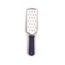 TableCraft E5617 Stainless Steel Firm Grip Hand Grater with Large Holes