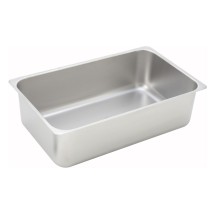 Winco C-WPP Full Size Stainless Steel Spillage Pan 6&quot; Deep