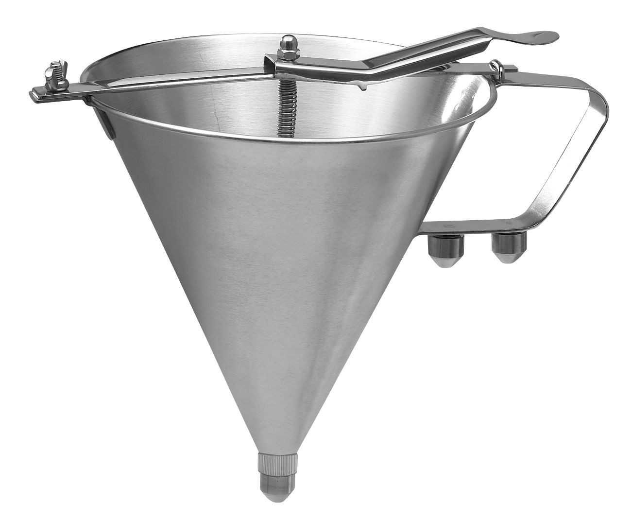 Winco SF-7 Stainless Steel Confectionery Funnel with 3-Nozzles