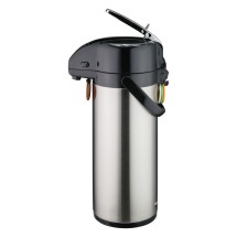 Winco APSK-730 Stainless Steel Lined Airpot Lever Top 3.0 Liter