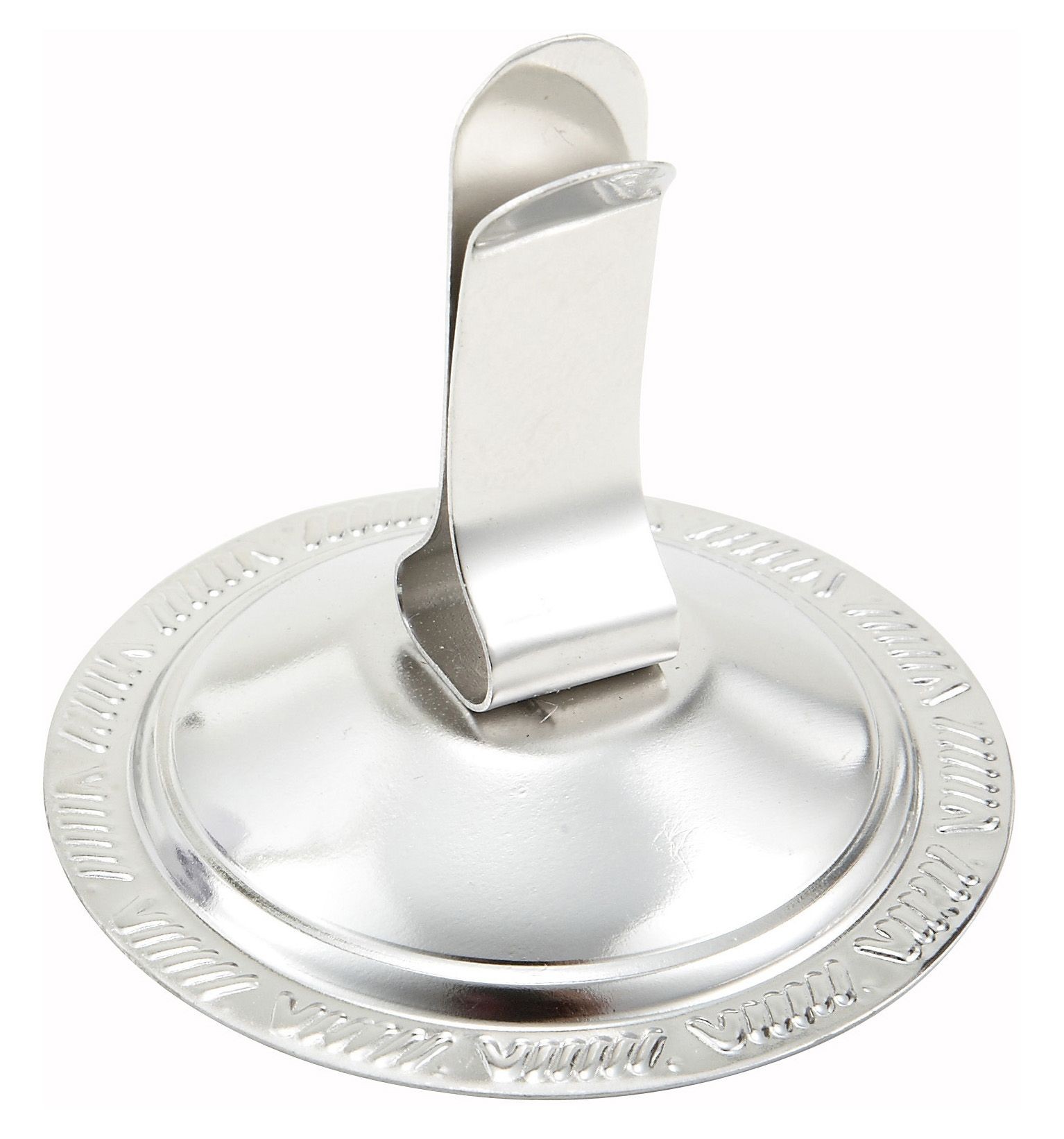 Winco MH-2C Stainless Steel Clip-Style Menu/Card Holder 2-1/2" x 2-1/2"