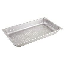 Winco SPFP2 Stainless Steel Perforated Full-Size Steam Table Pan 2-1/2&quot; Deep