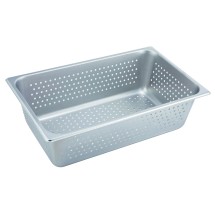 Winco SPFP6 Stainless Steel Perforated Full-Size Steam Table Pan 6&quot; Deep