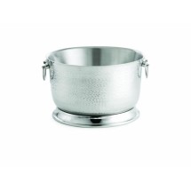 TableCraft BTB1610 Stainless Steel Round Beverage Tub with Base 16&quot; Dia. x 10&quot;