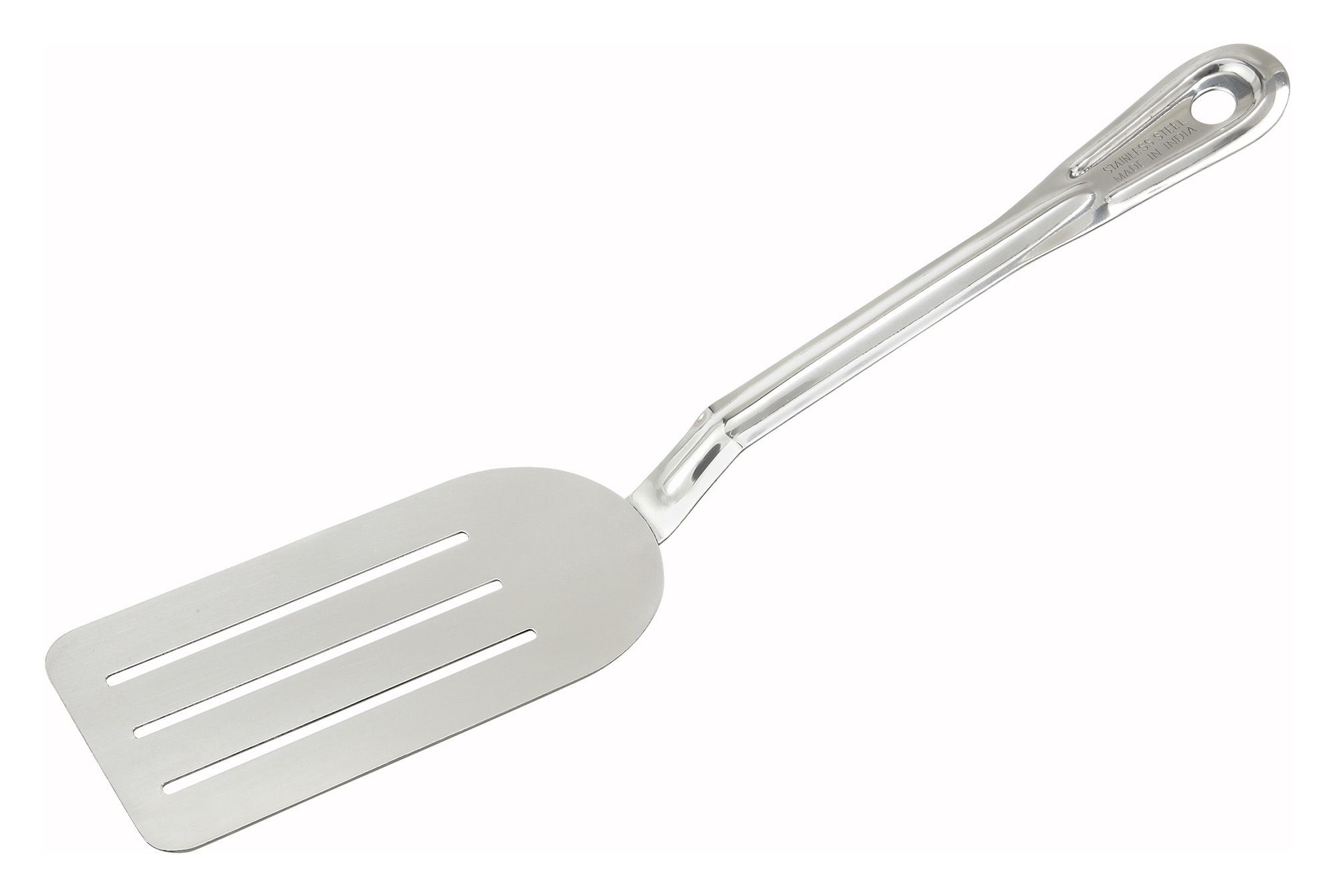 Winco STN-8 Stainless Steel Slotted Turner 14"