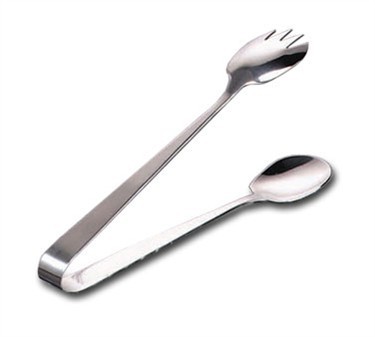 TableCraft 4403 Stainless Steel Spoon/Fork Tong 7-1/2"