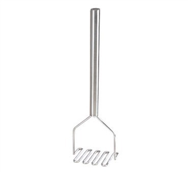 TableCraft 7418 Stainless Steel Square Potato Masher 18"
