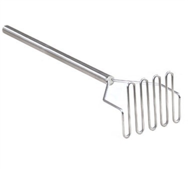 TableCraft 7432 Stainless Steel Square Potato Masher 32"