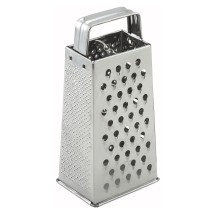 Winco SQG-1 Tapered Grater with Handle 4&quot; x 3&quot; x 9&quot;