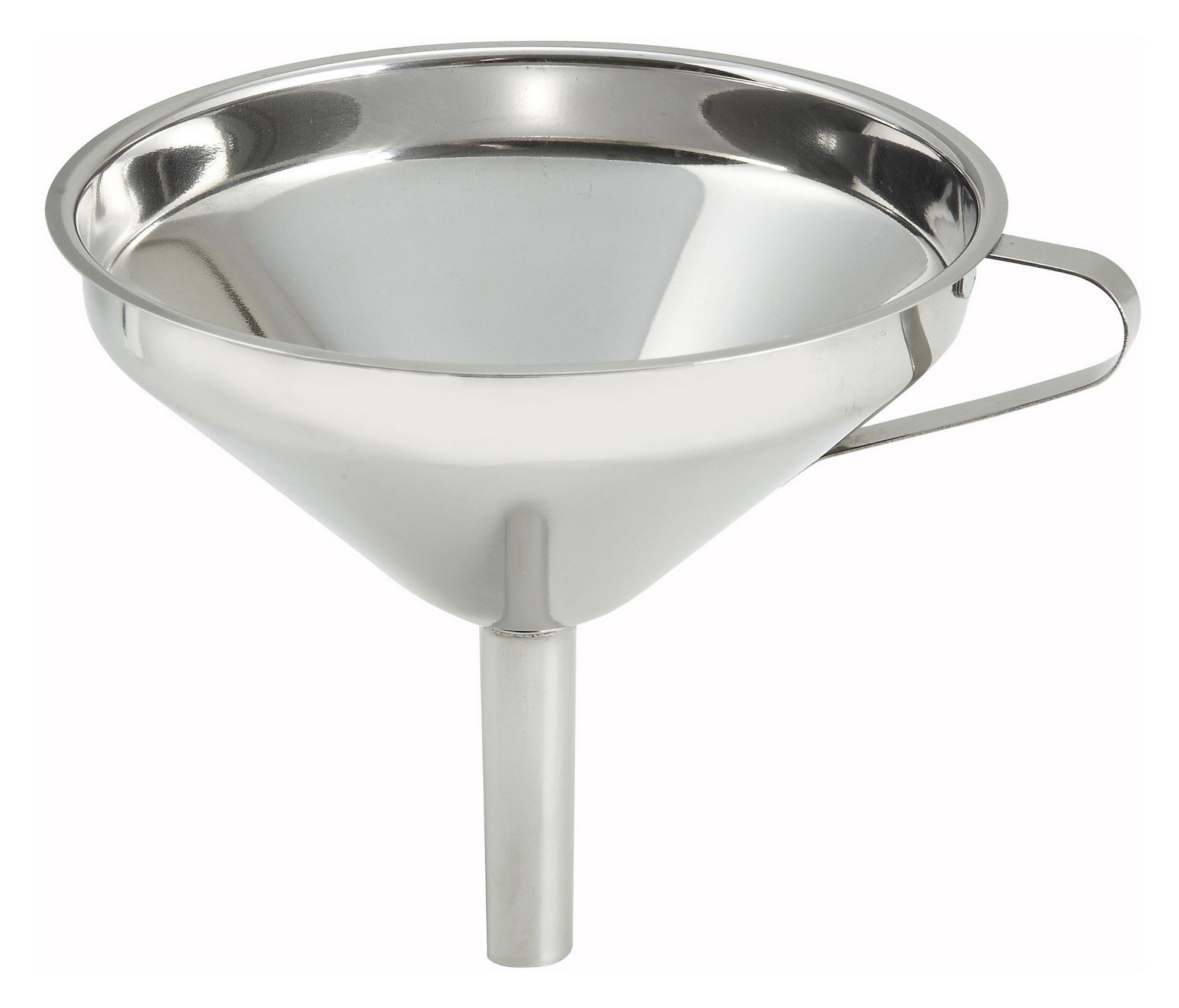 Winco SF-5 Stainless Steel Wide Mouth Funnel 5"