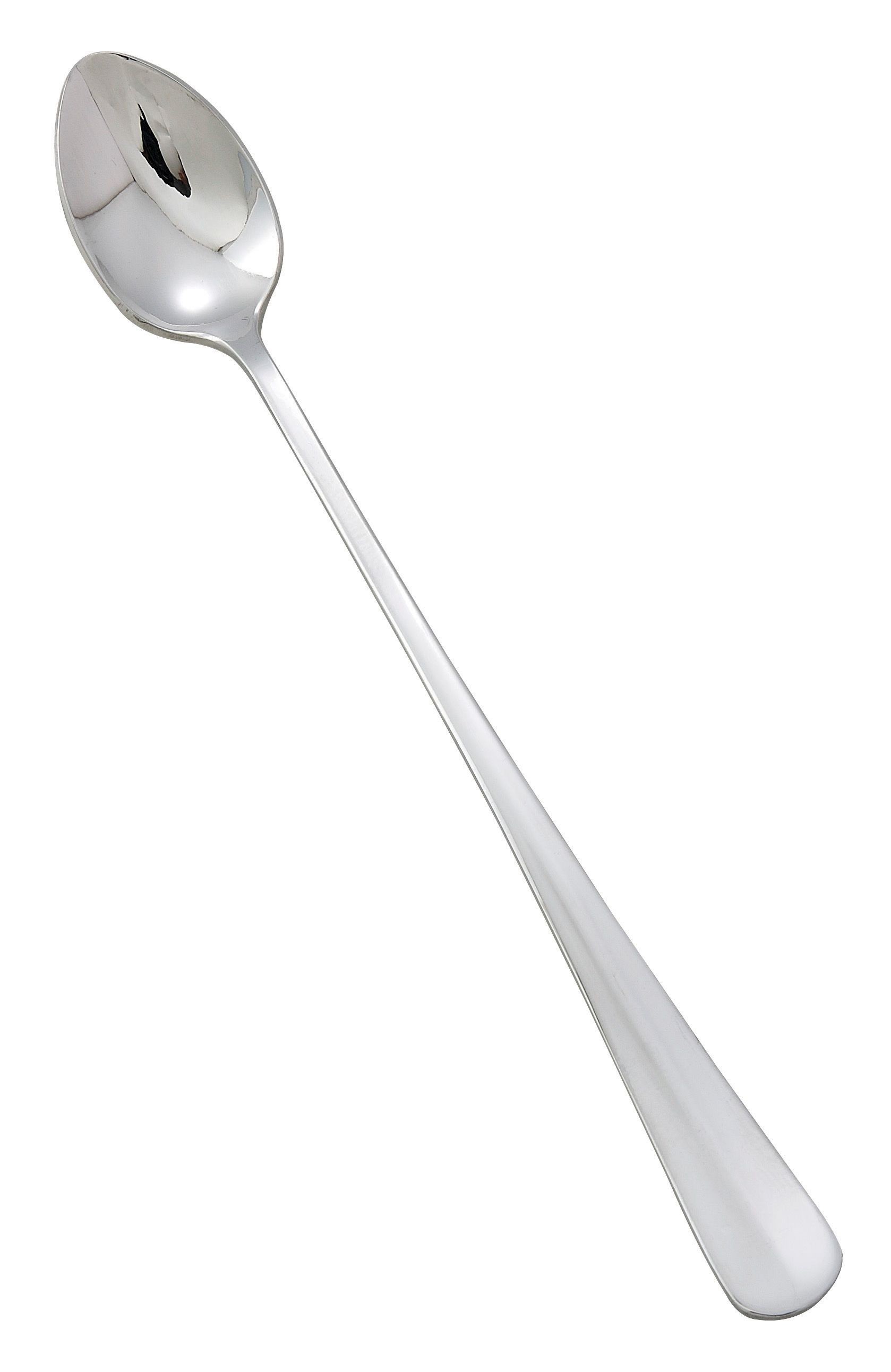 Winco 0034-02 Stanford Extra Heavy Stainless Steel Iced Teaspoon (12/Pack)