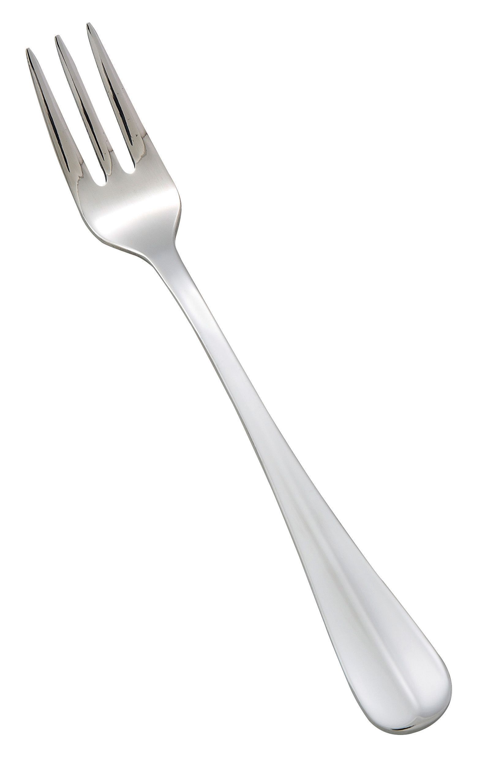 Winco 0034-07 Stanford Extra Heavy Stainless Steel Oyster Fork (12/Pack)