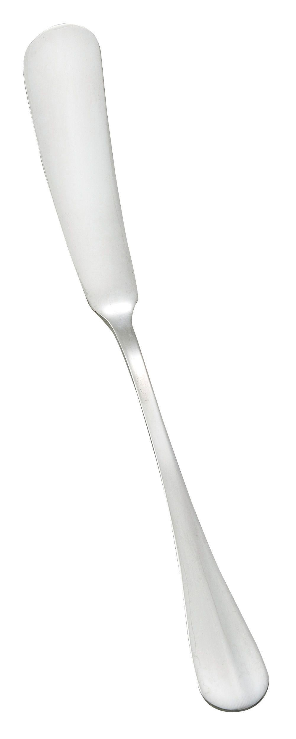 Winco 0034-12 Stanford Extra Heavy Stainless Steel Butter Spreader (12/Pack)
